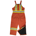 Orange Insulated Tough Duck Safety Overall