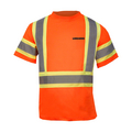 Safety Orange Hi-Vis Short Sleeve T-shirt